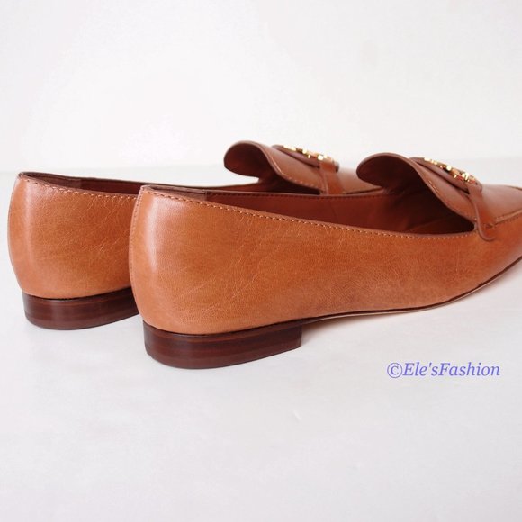 NIB Tory Burch Metal Miller 15mm Leather Loafer TAN US 7 7.5 8 8.5 9 AUTHENTIC - Picture 13 of 16